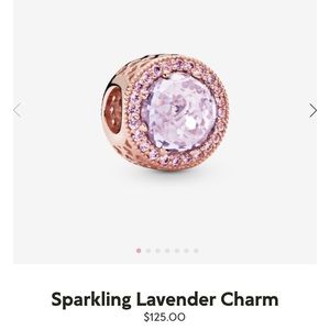Pandora Sparkling Lavender charm